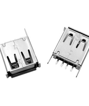 CONNECTEUR USB A à SOUDER FEMELLE DROIT