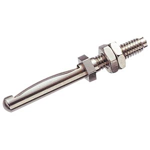 VST20 FICHE BANANE 4mm MALE NON ISOLE DC:60V Ic:16A HIRSCHMANN