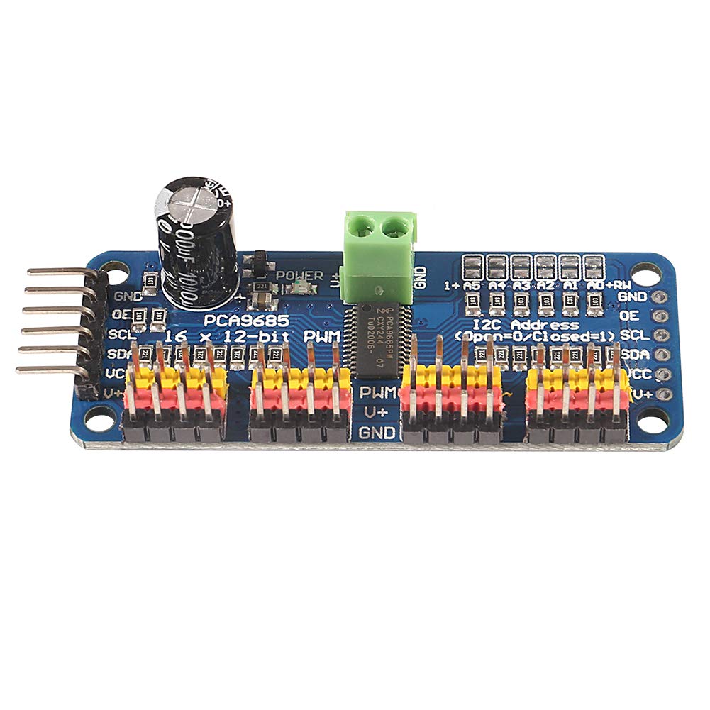 PCA9685 MODULE PWM SERVO-DRIVER 16 CANNAUX 12 Bit