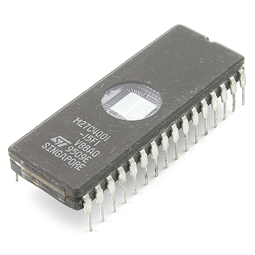 27C1001-12F1 CMOS UV EPROM ( 128Kx8 )