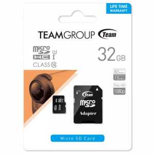 CARTE MEMOIRE 32GB CLASSE 10 TEAMGROUP