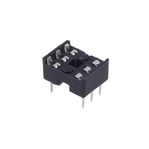 SUPPORT CIRCUIT INTEGRE LYRE 6 CONTACTS 2X3