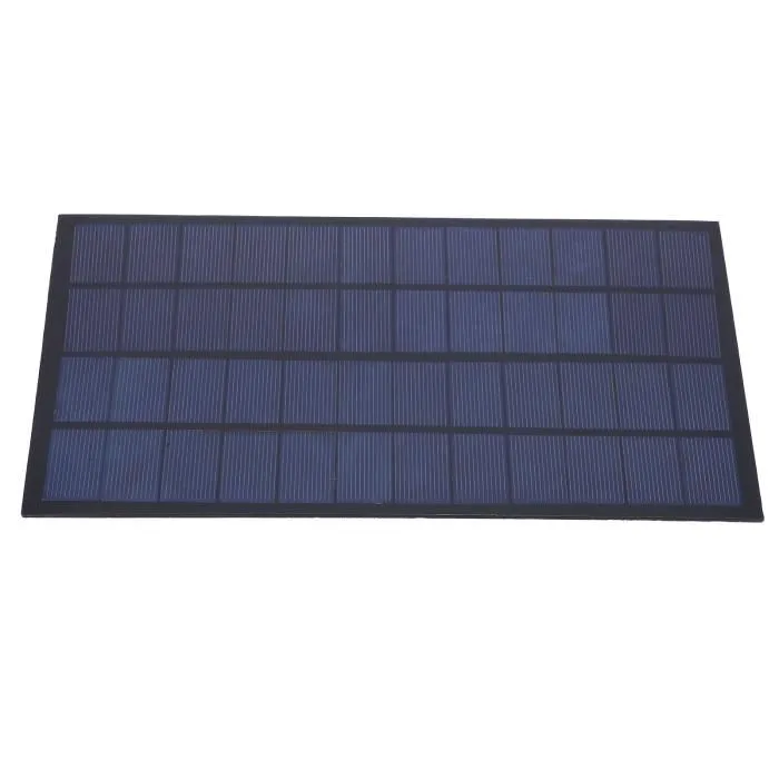 Panneau solaire type Polycristallin, 5V 10Watt 210x130x1.5mm