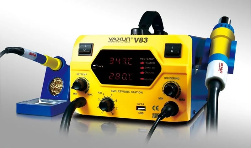 YAXUN V83 STATION AIR CHAUD + FER A SOUDER