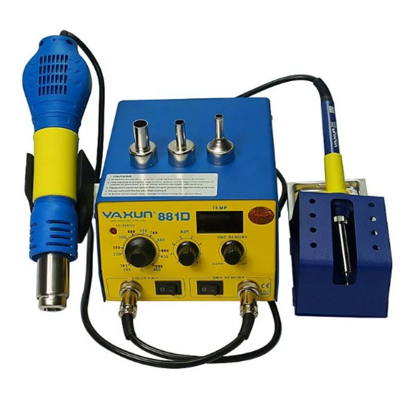 YAXUN 852D+ STATION AIR CHAUD + FER A SOUDER