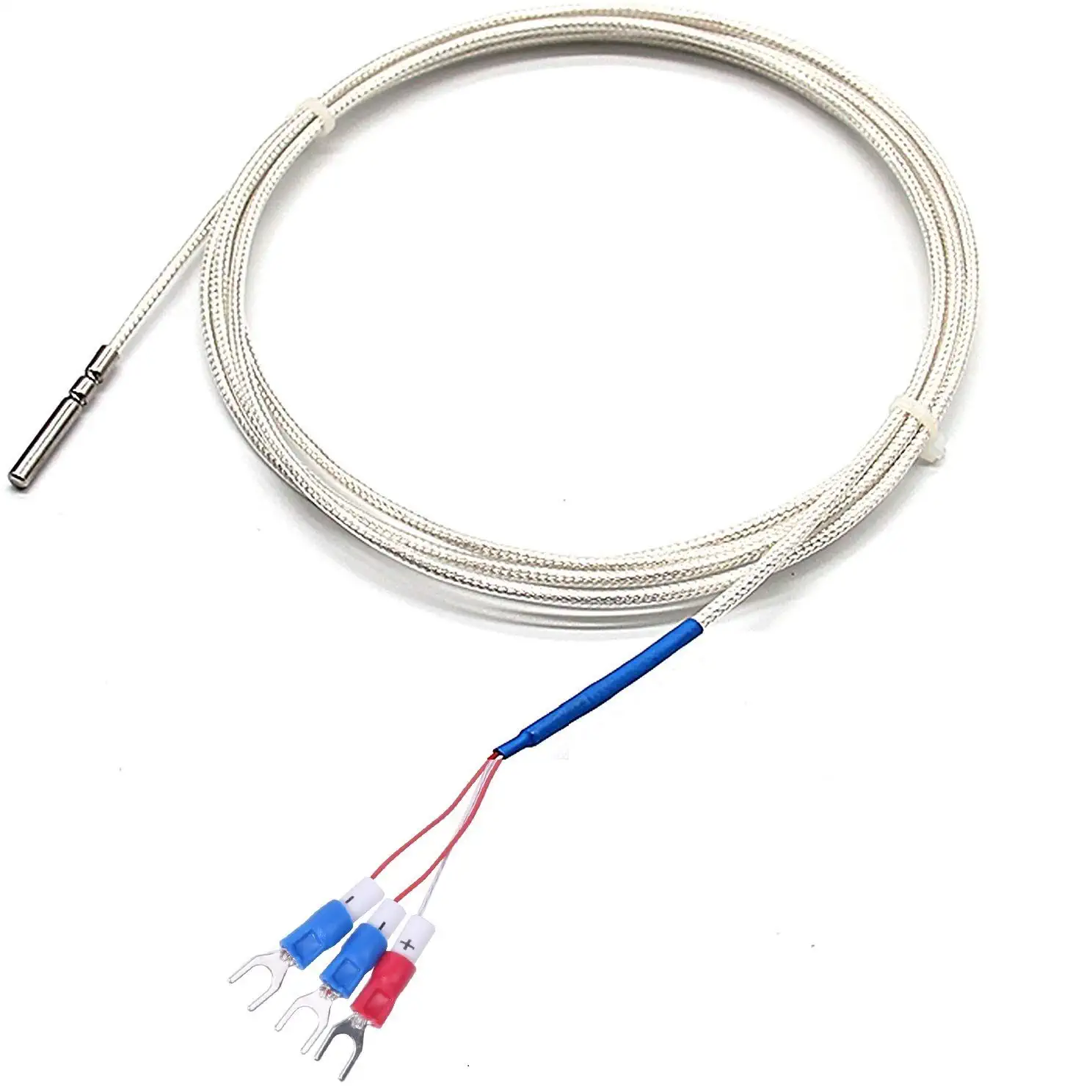 SONDE DE TEMPERATURE PT100 2mètres 3 Fils
