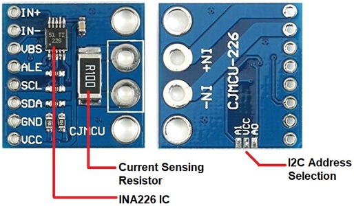 INA226 Capteur de Courant pour Alimentation DC