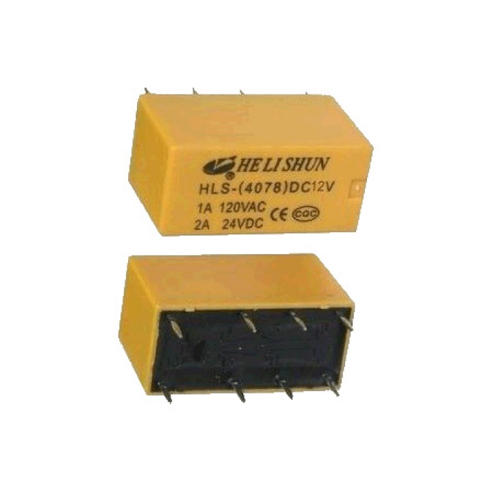 HG-4078 RELAIS 24VDC 2RT 2A 8 PATTES