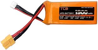 BATTERIE LIPO 3S-1300mA 35C ( 11.1V )