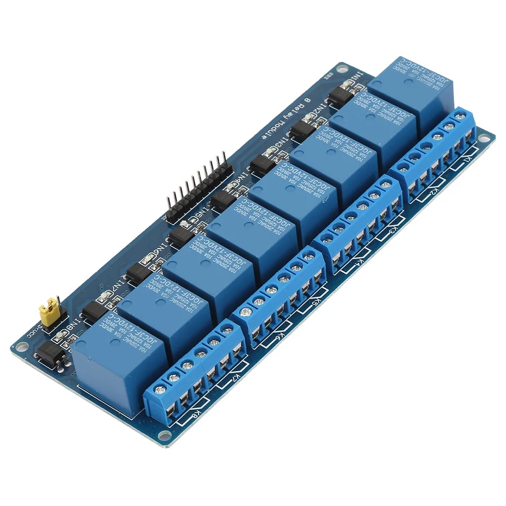 MODULE 8 RELAIS 5VDC 10A