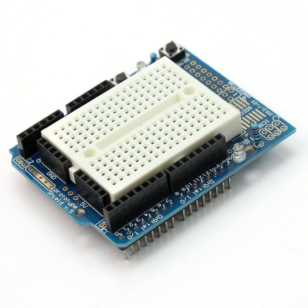 SHIELD EXTENSION ARDUINO UNO DE PROTOTYPAGE avec Breadboard SYB-170