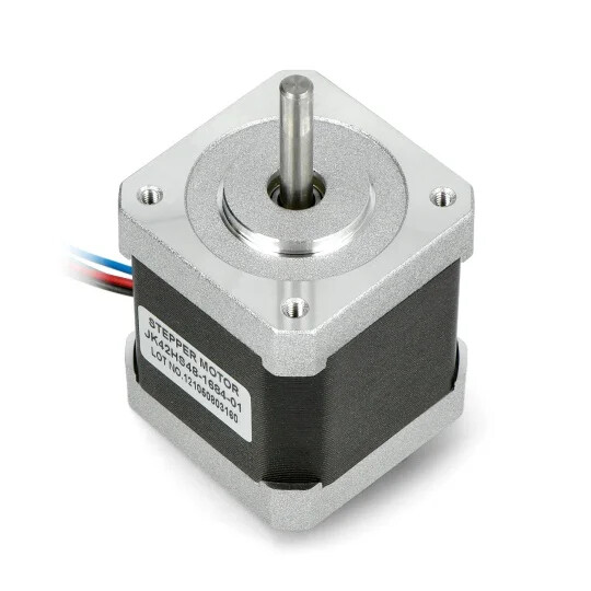 NEMA17 MOTEUR PAS A PAS JK42HS48-1684-08AF 2.5A 0.5NM 71oz. dans 42HS48-2504 2.5A / 1.8 degrés Diamètre de l’arbre: 5mm