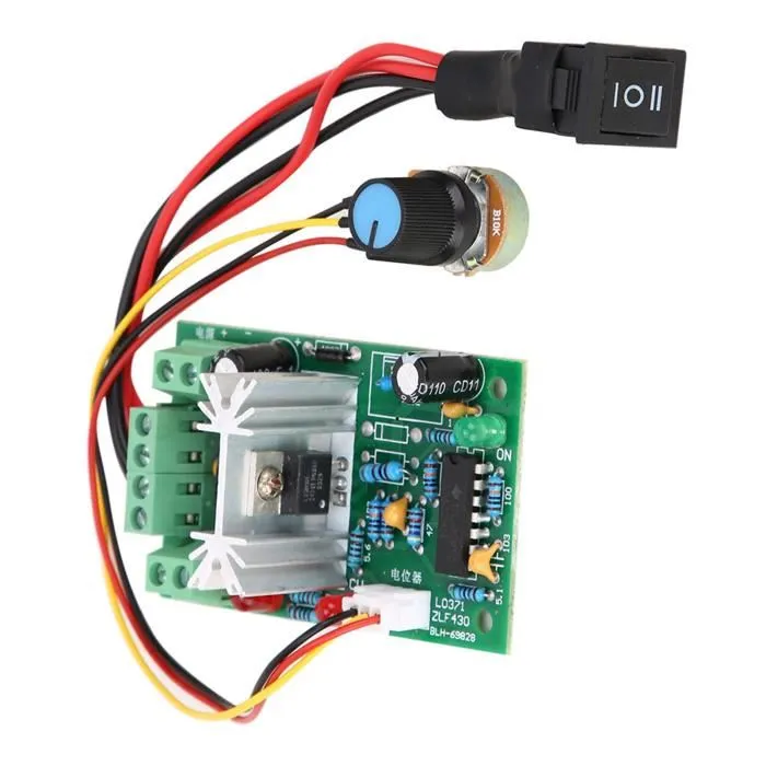 Contrôleur de vitesse moteur DC – SURENHAP – 6A/150W – Régulation PWM