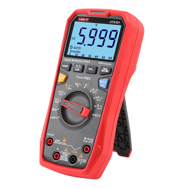UT61D+ Multimètre numérique TRUE RMS 1000V 20A