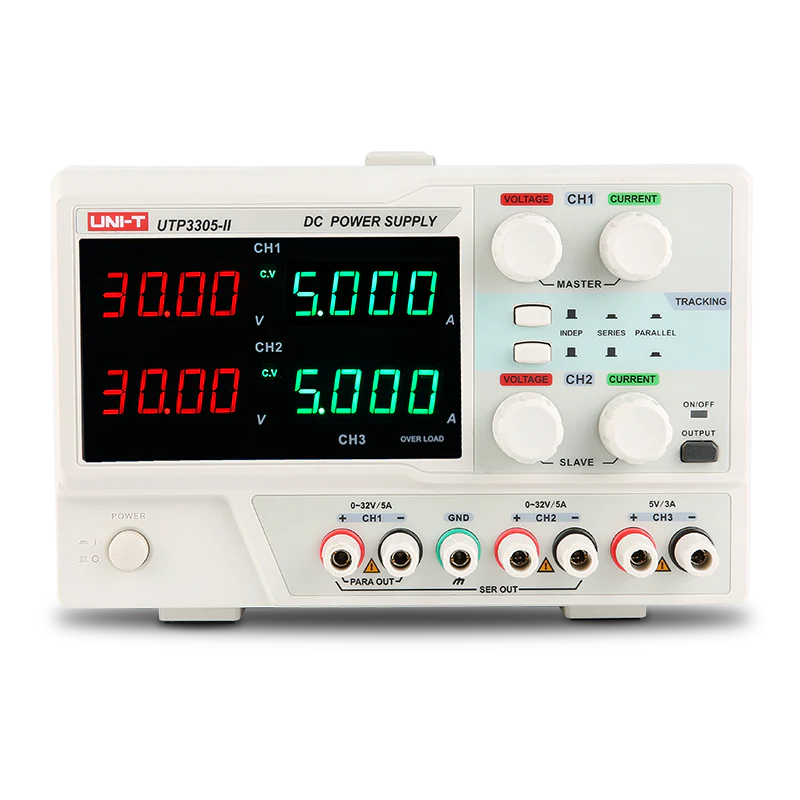 UTP3305-II ALIMENTATION 3 CANAUX 0-32V /5A X 2 ET 5V /3A 335W