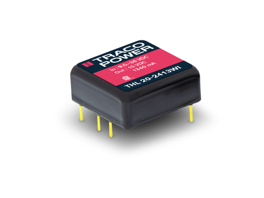 THN20-2422WI TRACO POWER SORTIE DC DC CONVERTER +/-12V 20W
