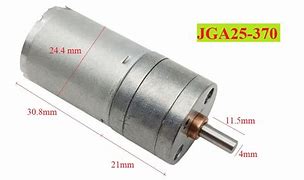 JGA25-370 DC MOTOR WITH SPEED REDUCTION 12V 280RPM