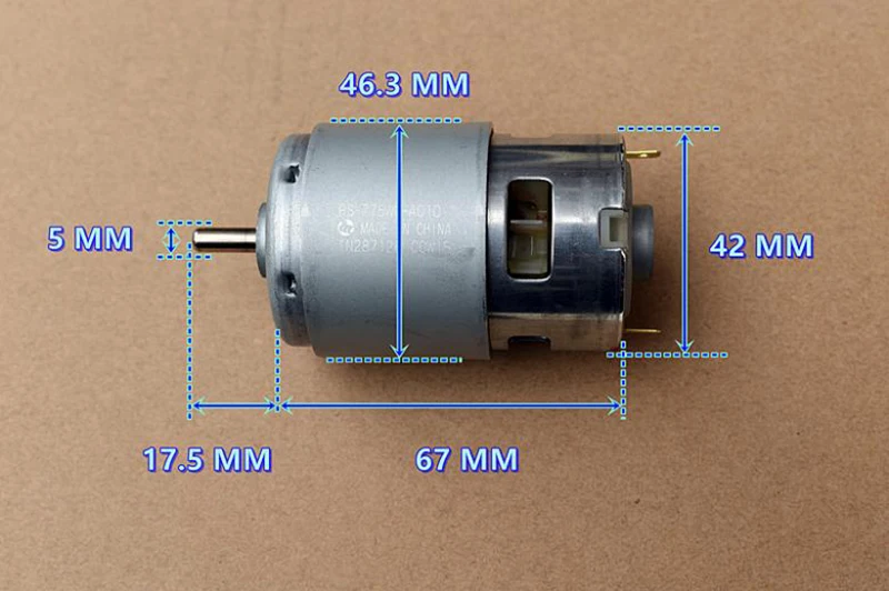 RS-775WC-8514 MOTEUR DC 12V…19.2VDC