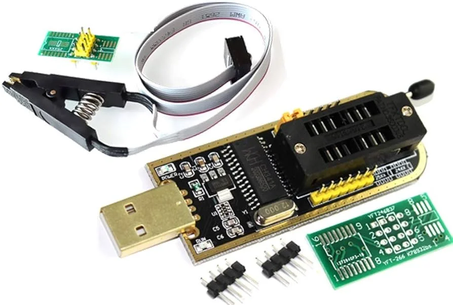 CH341A CH341 24 25 Series EEPROM Flash BIOS USB Programmer with Software & Driver