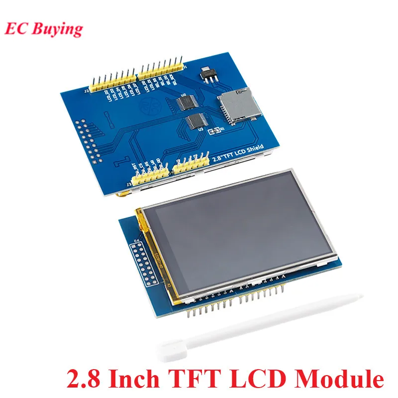 ECRAN TFT TACTILE full couleur 2,8″ 320×240 support pour UNO et MEGA2560 WAVESHARE