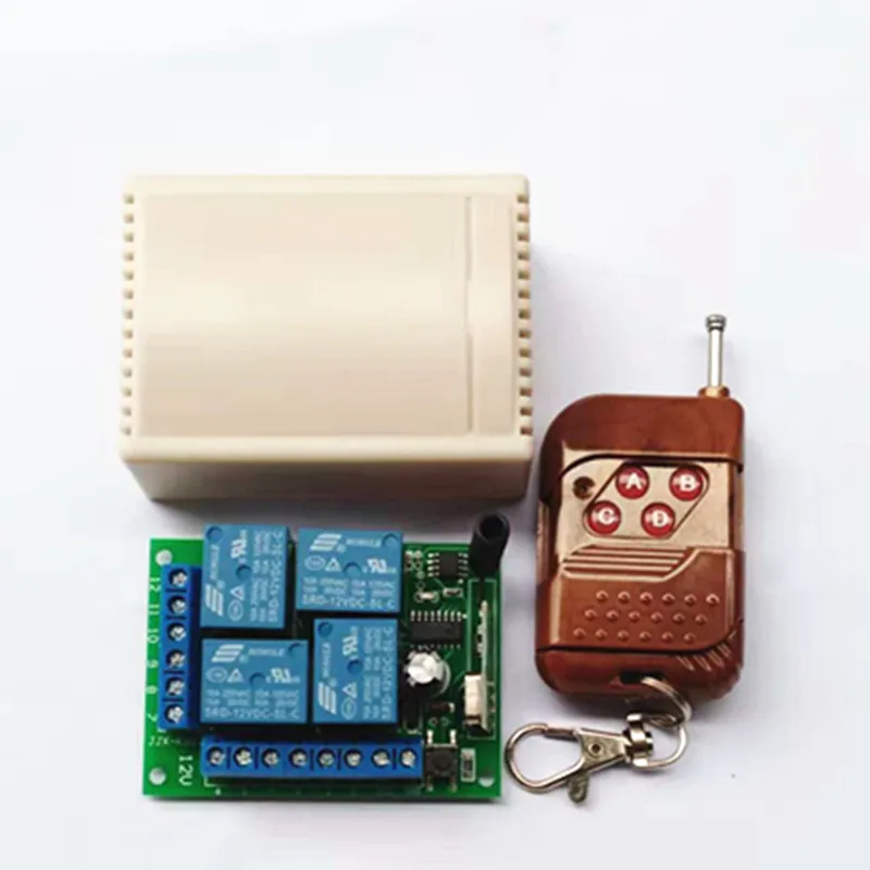 MODULE QUTRE (4) RELAIS COMMANDE PAR RADIOFREQUENCE 433MHZ