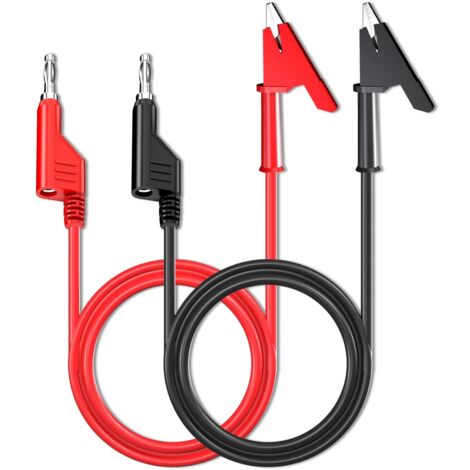CABLE BANNANE+CROCODiLe 1M NOIR + ROUGE