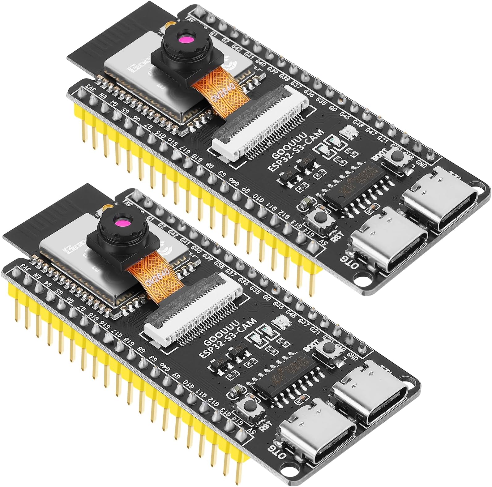 ESP32-S3 CAM OV2640 Dual Type C N16R8