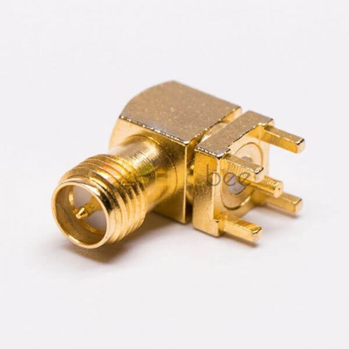 CONNECTEUR SMA MALE COUDE à SOUDER PCB