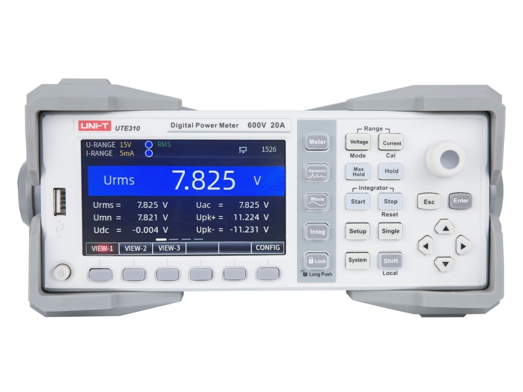 UT8803E MULTIMETRE DE TABLE USB 20MHz 6000 points TRMS