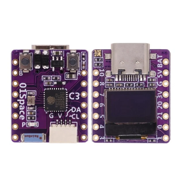 ESP32-C3 avec écran 0,42 pouce, double mode WiFi for ESP-IDF