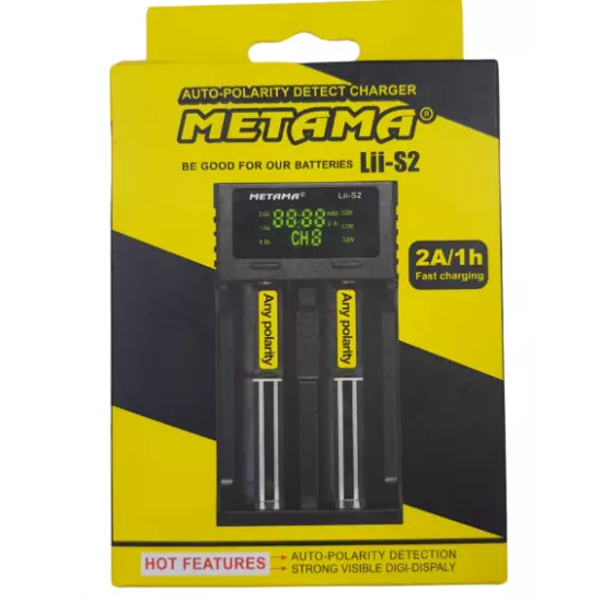 Lii-L2 Chargeur de Batteries METAMA