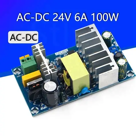 Module D’alimentation CA 110v 220v à DC 24V 6A AC-DC Carte Alimentation À Découpage