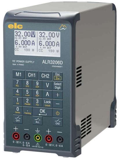 ALR3206T Alimentation de laboratoire, 2 X 0 → 32V ( 64V MAX ) , 3A, 3 sorties 400W