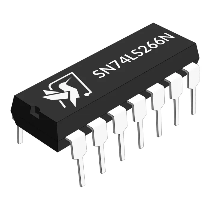 74LS266 QUAD 2-INPUT EXCLUSIVE-NOR GATE WITH OPEN-COLLECTOR OUTPUT DIP-14