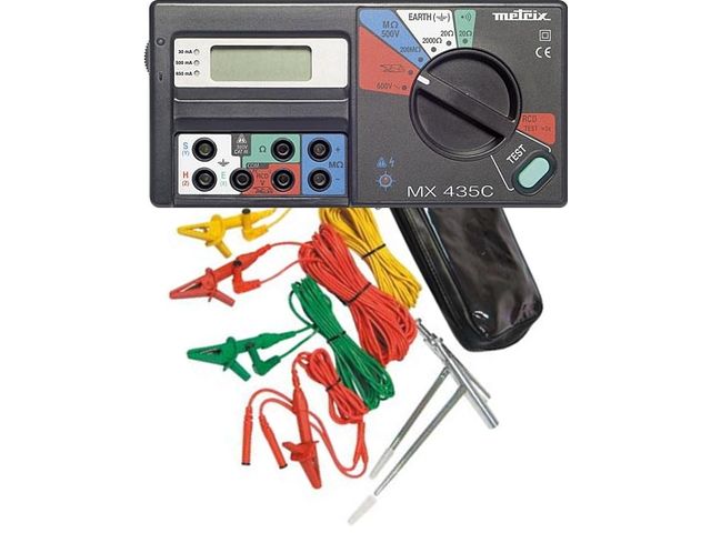 MX0435CK Contrôleur d’installations électriques multifonctions – METRIX ( TESTOON )