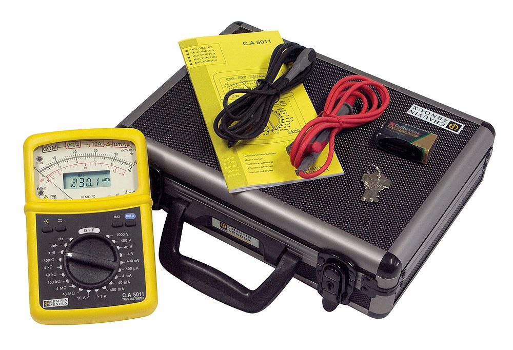 CA5011 MULTIMETRE TRMS AC/DC 600V 10A CHAUVIN ARNOUX