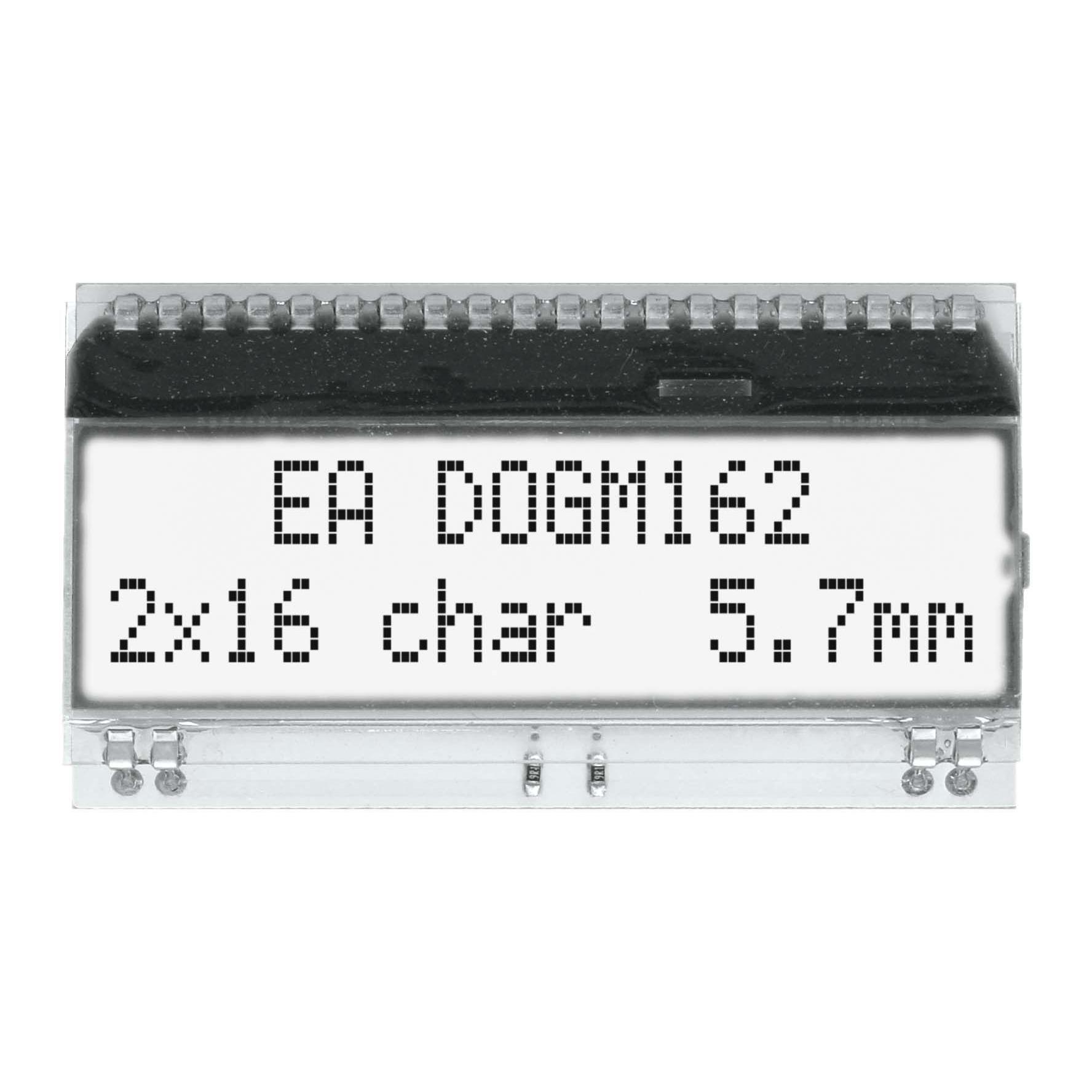 EA DOGM162W-ADISPLAY VISIONS-Display LCD AFFICHEUR LCD 2X16C