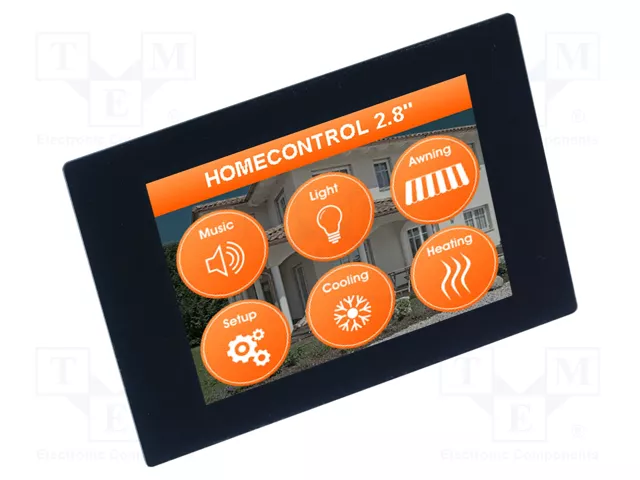 EA UNITFTS028-ATCDISPLAY VISIONS-Display TFT avec fonction Tactile 2.8″/7.1 cm, 320 x 240