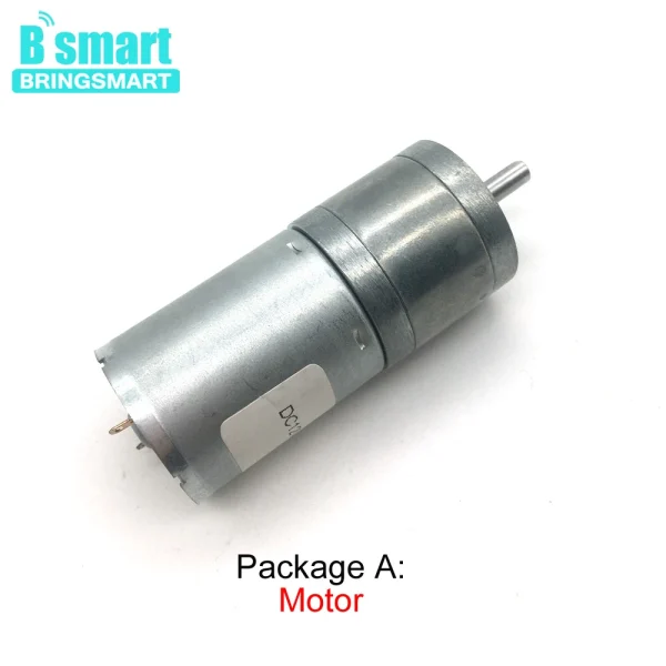 JGA25-370 DC MOTOR WITH SPEED REDUCTION 6V 1360RPM