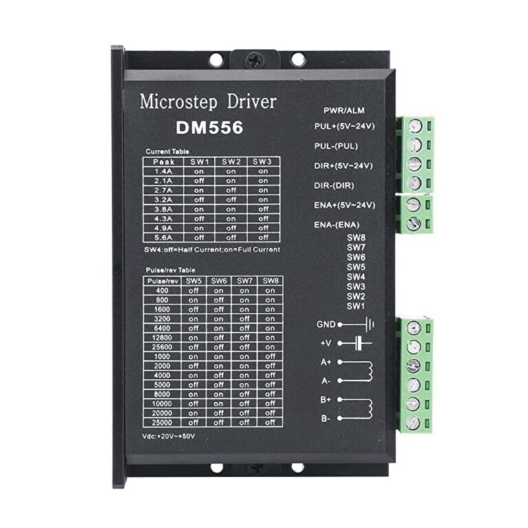 DM556 Stepper Motor Driver For 57 and 86 Series 2-phase Digital Stepper Motor Driver 20V a 50V DC / 1.4A a 5.6A