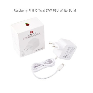 BLOC ALIMENTATION OFFICIEL RASPBERRY Pi 5 USB-C Power Supply 5.1V 5A 45W