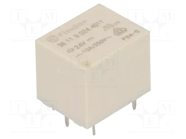 361190244011 RELAIS 24V DC 10A FINDER