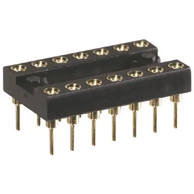SUPPORT CIRCUIT INTEGRE TULIPE 14 CONTACTS ETROIT