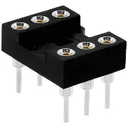 SUPPORT CIRCUIT INTEGRE TULIPE 06 CONTACTS ETROIT