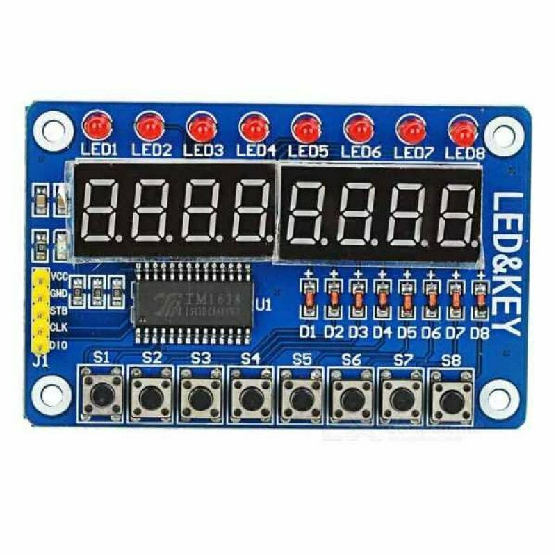 TM1637 Module d’Affichage LED Numérique à Bouton 8 bits