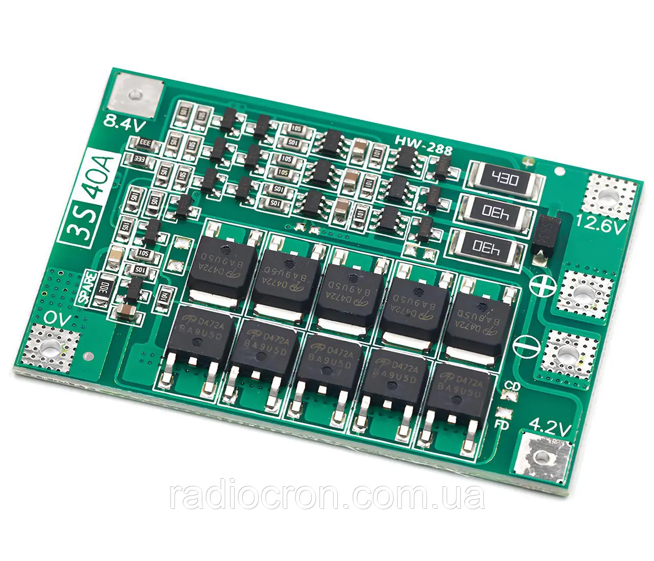 BMS 3S 40A 13.6V Chargeur de Batteries Lithium-ion 18650