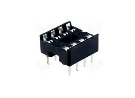 SUPPORT CIRCUIT INTEGRE LYRE 8 CONTACTS 2X4