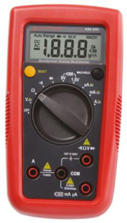AM-500-EUR MULTIMETRE NUMERIQUE 600V c.a. 10A c.a. AMPROBE
