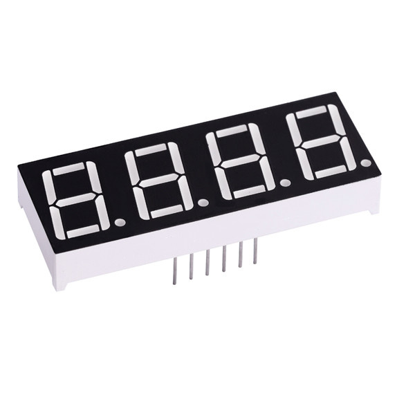 Afficheur LED 4 chiffres 7 segments 0,56 pouce Anode Commun Rouge HS410561K-D30