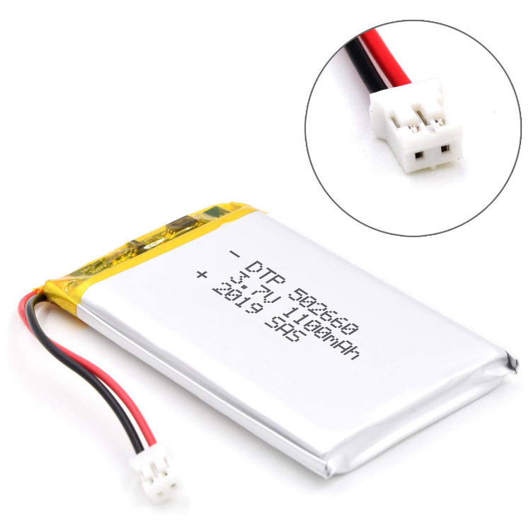 Batterie Lithium ion – 1100mAh, 3.7V (92x30x48mm)